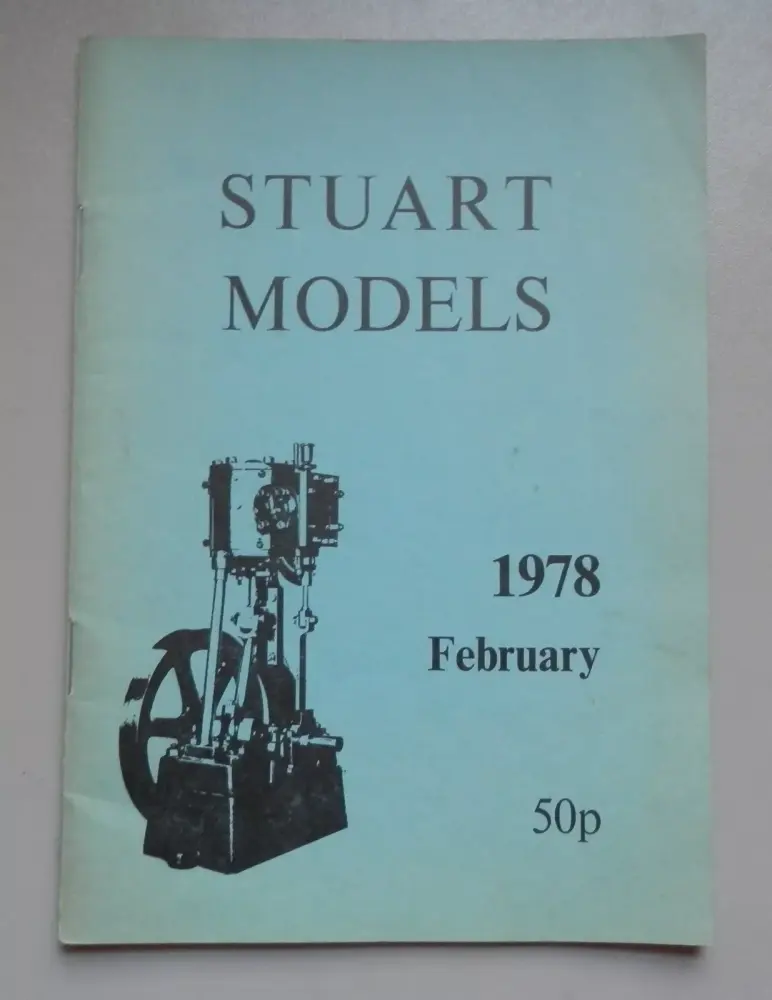 STUART MODELS LIVE STEAM ENGINE 1977 CATALOGUE & PRICE LIST