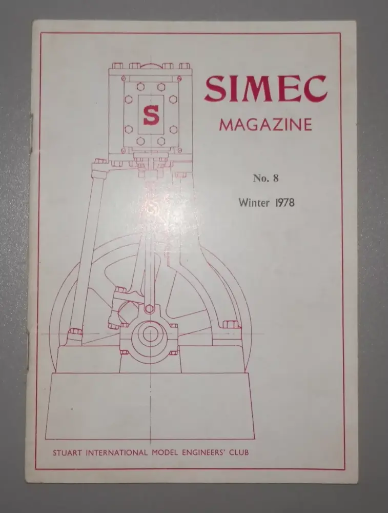 SIMEC STUART MODELS LIVE STEAM ENGINE MAGAZINE No.4 WINTER 1977