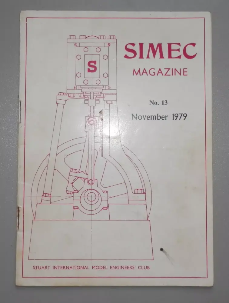 SIMEC STUART MODELS LIVE STEAM ENGINE MAGAZINE No.13 NOVEMBER 1979