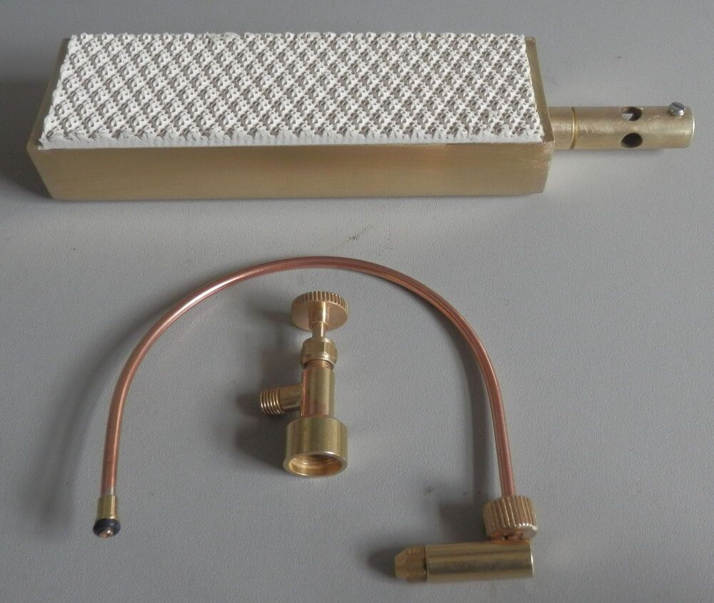 DELUXE ALL BRASS LARGE BURNER SET FOR STUART 504 501 & 500 BOILERS