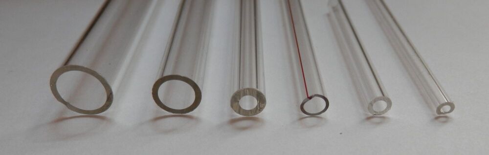 32mm LENGTH STUART & OTHER MODEL LIVE STEAM ENGINE 6mm (1/4") GAUGE GLASS TUBE