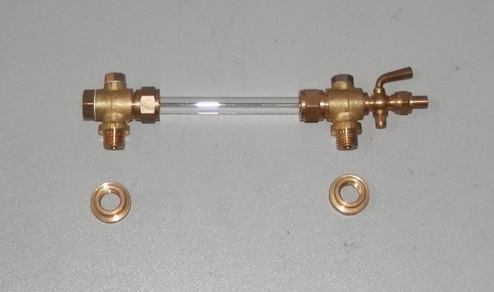 STUART MODELS LIVE STEAM ENGINE 1 COCK WATER GAUGE 5/16 x 26