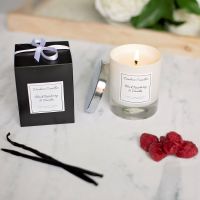 Black Raspberry & Vanilla Luxury Glass Candle