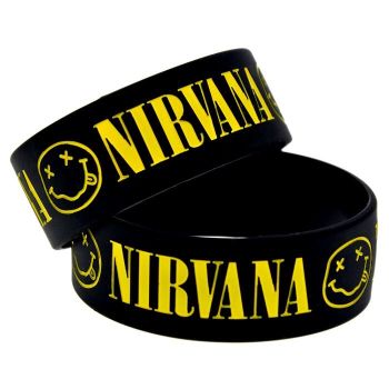 Nirvana Silicon Rubber Wristband