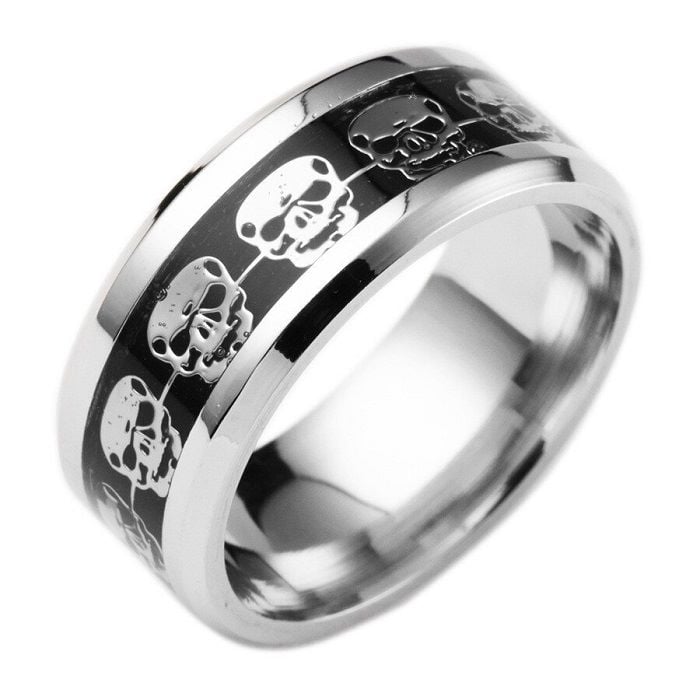 Surgical Steel Skull Ring