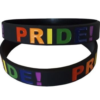 Rainbow PRIDE Silicon Rubber Wristband