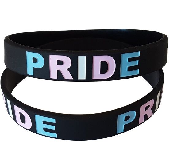 Transgender PRIDE Silicon Rubber Wristband