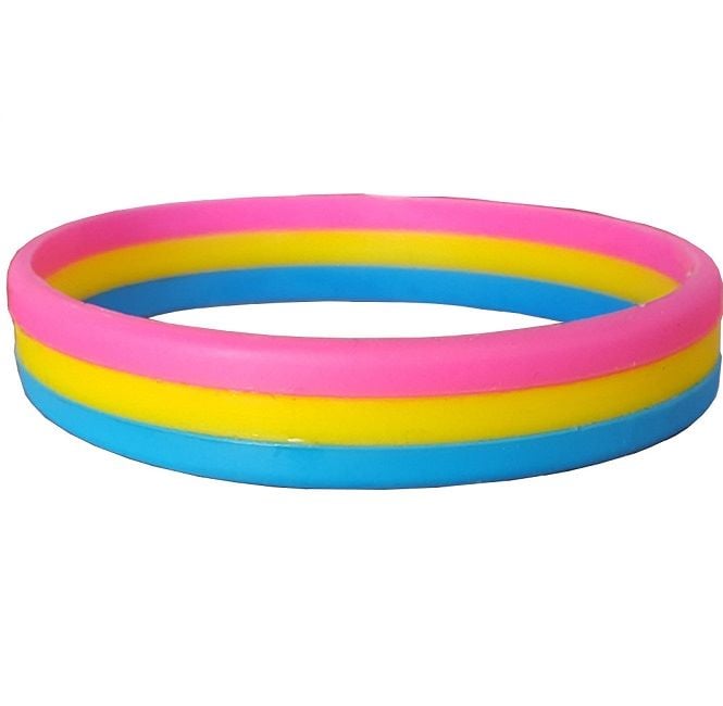 Pansexual Silicon Rubber Wristband