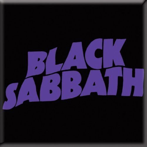 Black Sabbath Metal Fridge Magnet