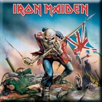 Iron Maiden Trooper Metal Fridge Magnet