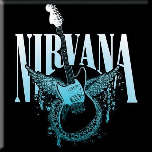 Nirvana 'Jag-Stang Wings' Metal Fridge Magnet