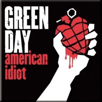 Green Day American Idiot Metal Fridge Magnet