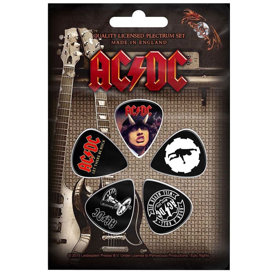 AC/DC 1mm Gauge Plectrum Set