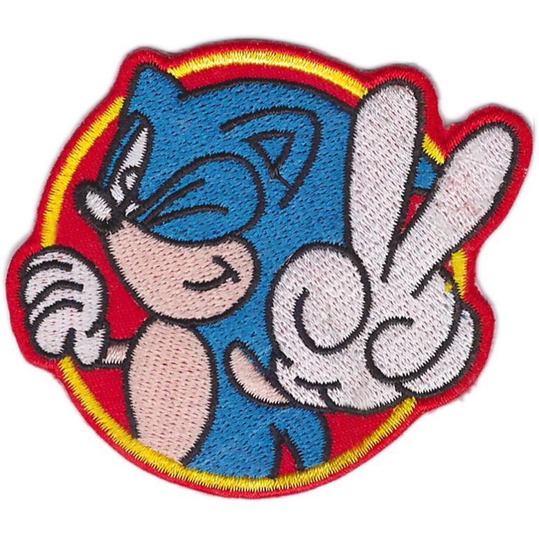 Sonic The Hedgehog Iron on Patch