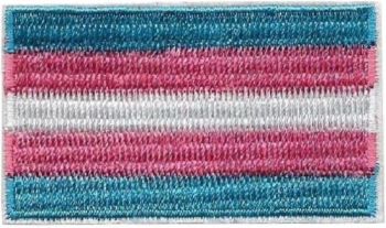 Transgender Iron on Embroidered Patch