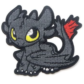 Toothless Iron on Patch