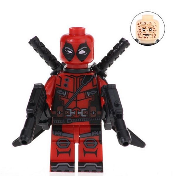 Deadpool Building Block Minifigure