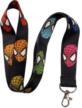 Rainbow Spiderman Lanyard
