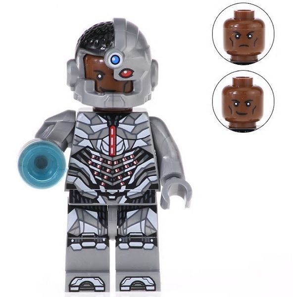 Cyborg Building Block Minifigure