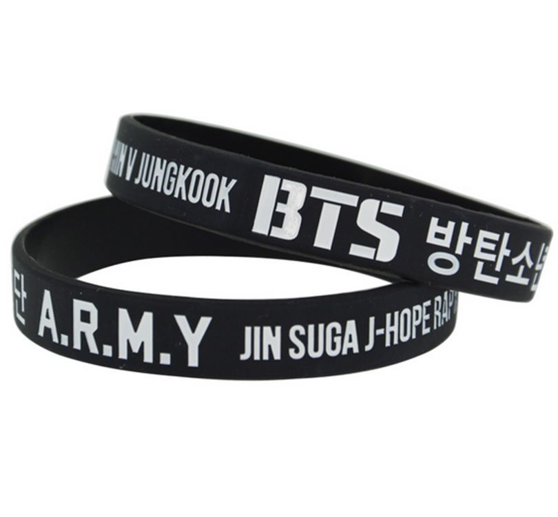 Bts store silicone bracelet