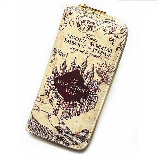 Harry Potter Marauder's Map Clutch Purse