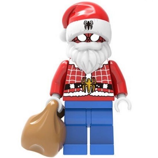 Spiderman Father Christmas Building Block Minifigure