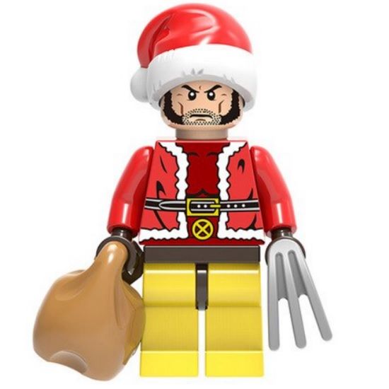 Wolverine Father Christmas Building Block Minifigure