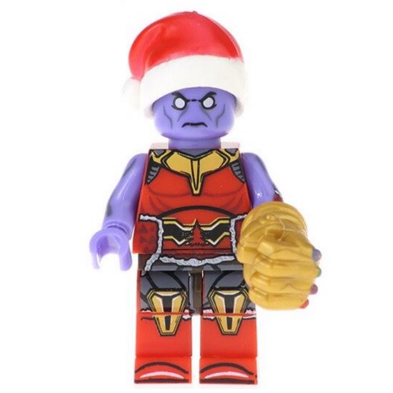 Thanos Father Christmas Building Block Minifigure