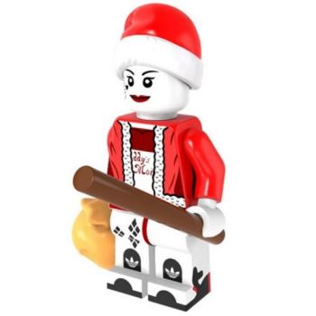 Harley Quinn Christmas Building Block Minifigure