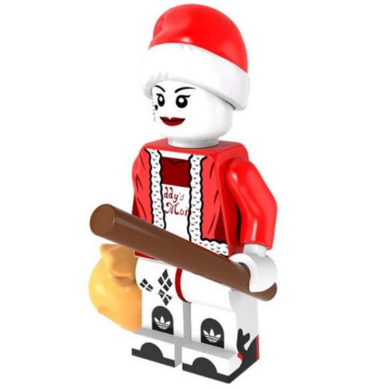 Harley Quinn Christmas Building Block Minifigure