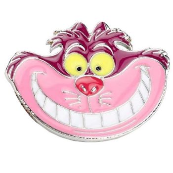 Cheshire Cat Enamel Lapel Pin Badge