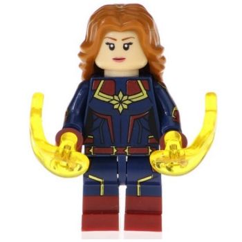 Captain Marvel Building Block Minifigure