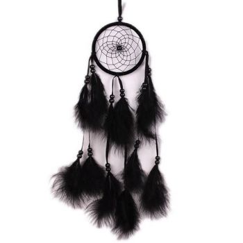 Black Feathered Dreamcatcher
