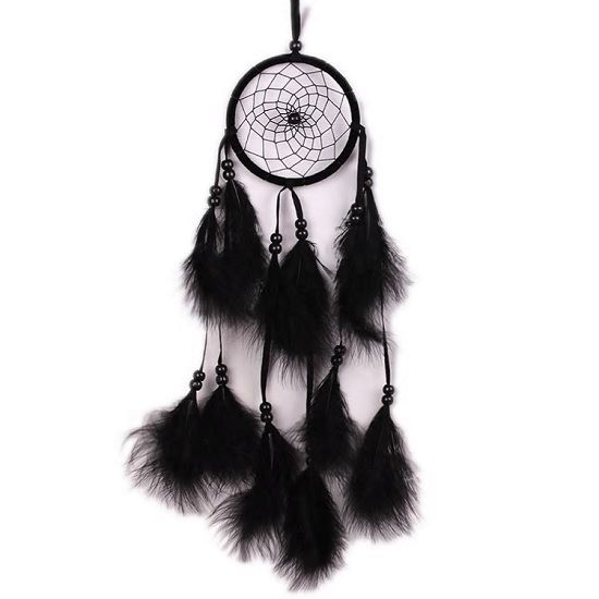 Black Feathered Dreamcatcher