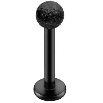 Anodised Titanium Matte Ball Monroe/Tragus Bar