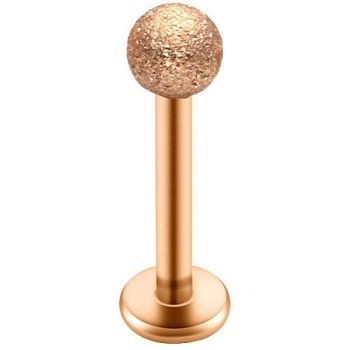 Anodised Titanium Matte Ball Monroe/Tragus Bar