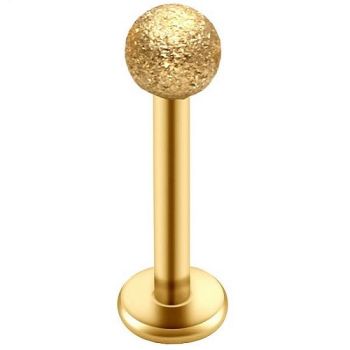 Anodised Titanium Matte Ball Monroe/Tragus Bar