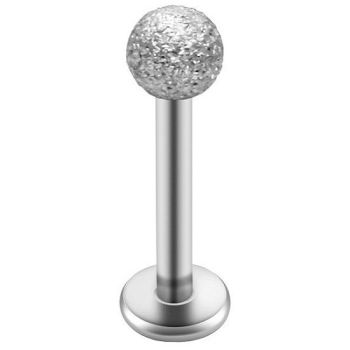 Surgical Steel Matte Ball Monroe/Tragus Bar