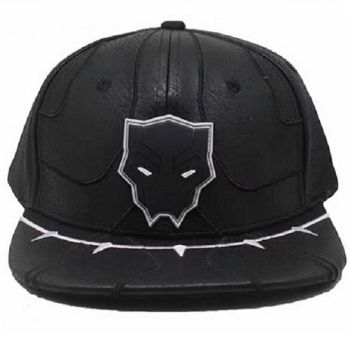 PU Leather Black Panther  Snapback