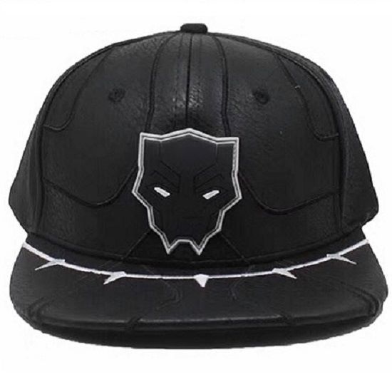 PU Leather Black Panther  Snapback