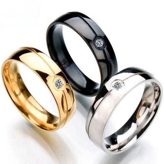 Inset Cubic Zirconia Ring