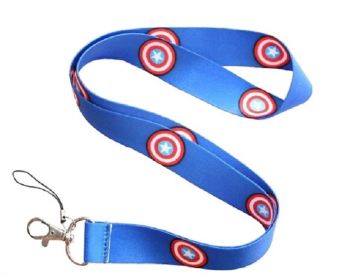 Captain America Logo Lanyard