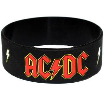 AC/DC Silicon Rubber Wristband