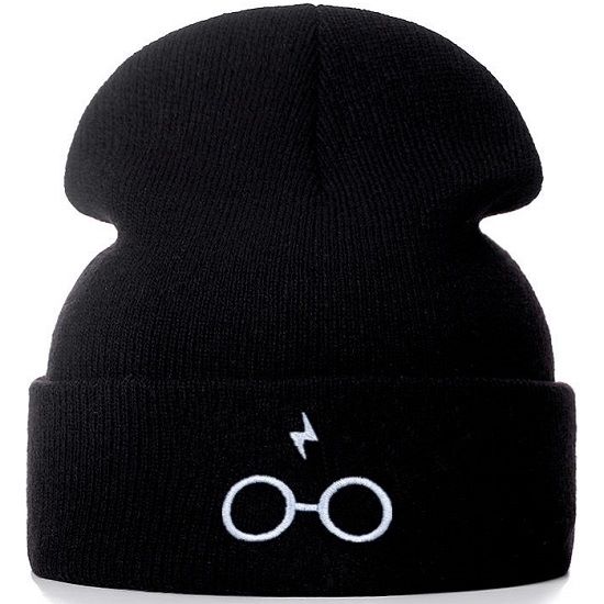Harry Potter Glasses & Scar Beanie