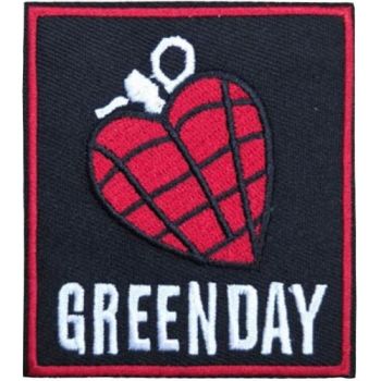 Green Day American Idiot Grenade Iron on Patch