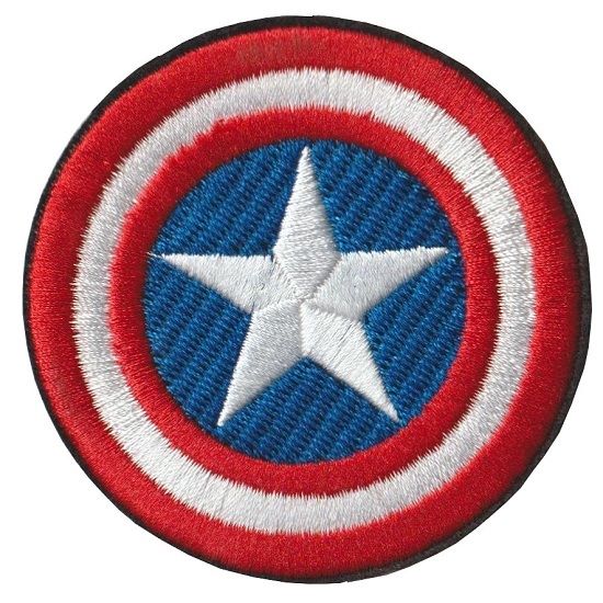 Captain America Shield Iron on Patch