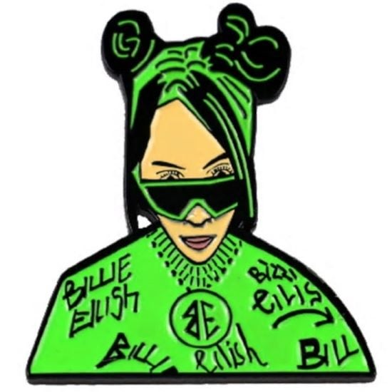 Billie Eilish  Enamel Lapel Pin Badge