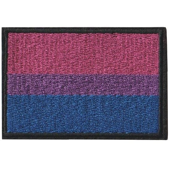 Bisexual Iron on Embroidered Patch