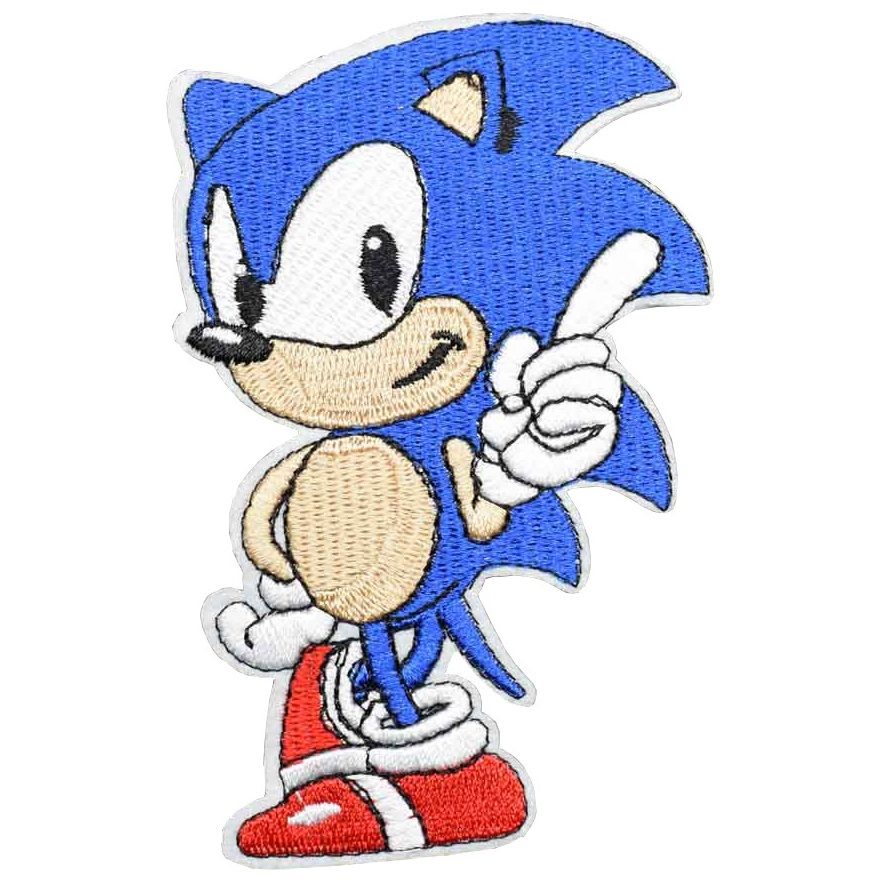 Sonic The Hedgehog Iron on Patch