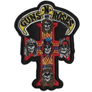 Guns 'n Roses Appetite For Destruction Cross Iron on Patch